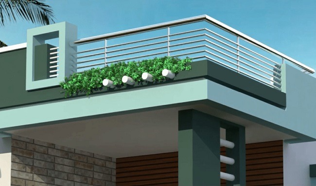 Parapet Steel Grill Design