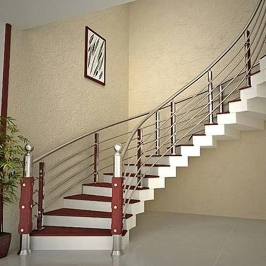 Residential SS Railings for Stairs